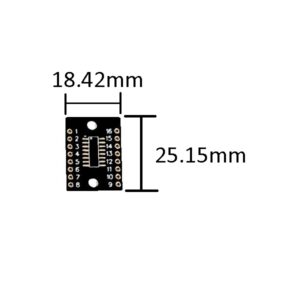 MBSS SOIC-16 Breakout Board 5 Pack for 9.9 x 3.9 mm IC - Image 2